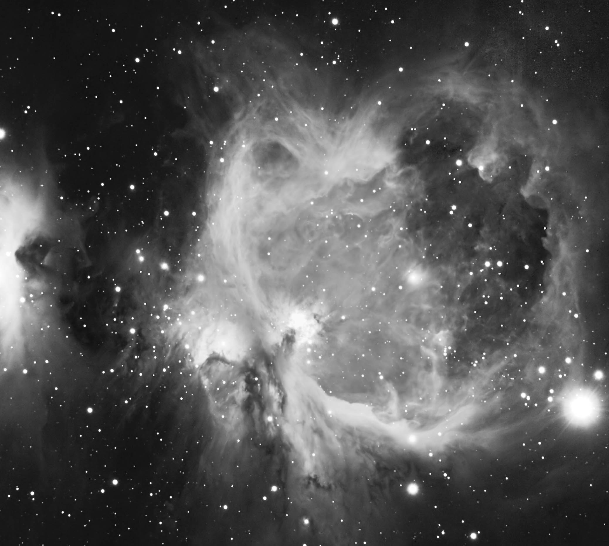 black and white nebula